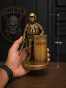 CHOQUEANO DOURADO COM ESCUDO – Edição Operacional