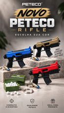 PETECO Rifle – Mini Lançador de Bolinhas [Grátis caixinha de munição com 30 bbs]