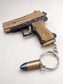 Pistolinha PETECO – Mini Lançadora de Bolinhas com Retorno por Mola