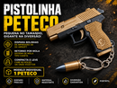 Pistolinha PETECO – Mini Lançadora de Bolinhas com Retorno por Mola