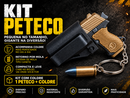Pistolinha PETECO – Mini Lançadora de Bolinhas com Retorno por Mola
