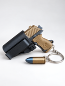 Pistolinha PETECO – Mini Lançadora de Bolinhas com Retorno por Mola